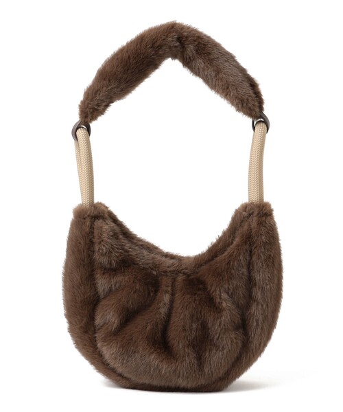 NOMADIS（ノマディス）の「NOMADIS / MOON FUR バッグ（トートバッグ・レディース・ダークブラウン・ONE SIZE）」の2枚目の写真