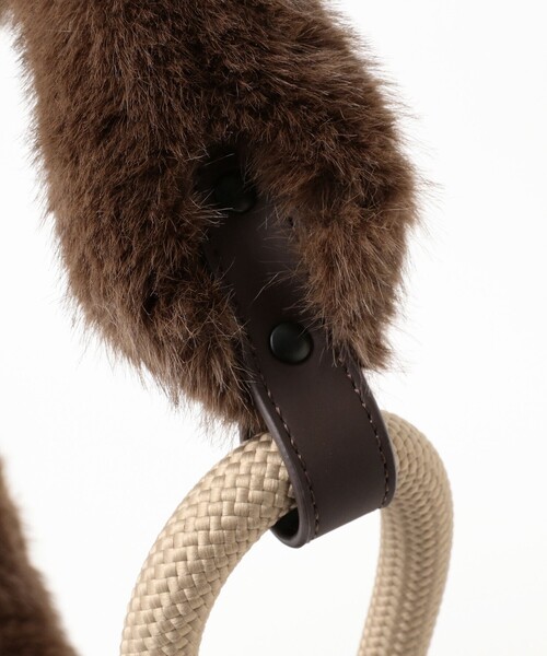 NOMADIS（ノマディス）の「NOMADIS / MOON FUR バッグ（トートバッグ・レディース・ダークブラウン・ONE SIZE）」の7枚目の写真