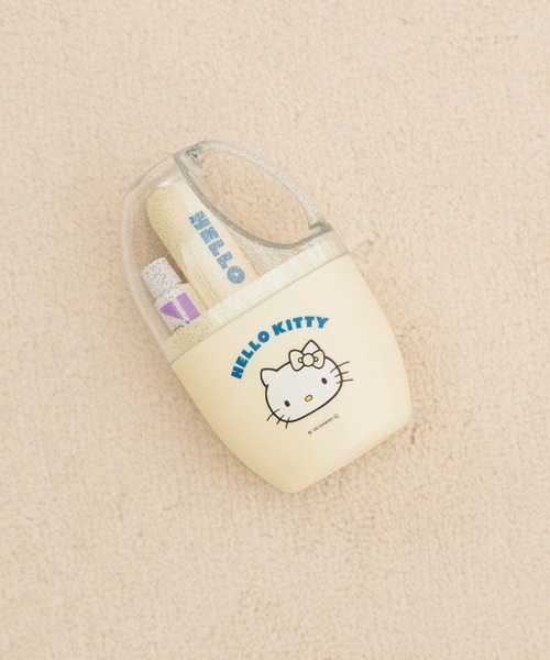 Me%(ミィパーセント)の「【HELLO KITTY】ハブラシSET 319767(トラベルグッズ・レディース・ブラック/アイボリー/レッド・FREE)」の6枚目の写真