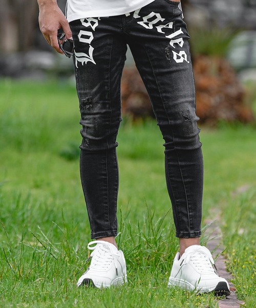 アダムスジャグラー　RETG ダメージデニムパンツ S RTEG Denim Collection | adamsJUGGLER（アダムスジャグラー