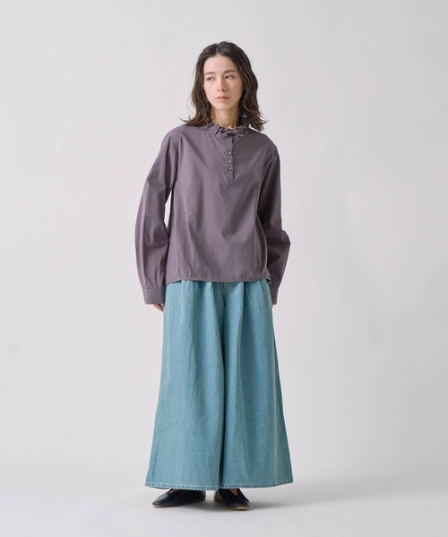 Kelen（ケレン）の「「KELEN / ケレン」デザインカラーブラウス（シャツ/ブラウス・レディース・チャコールグレー/オフホワイト/ブラック/グレイッシュベージュ・S/M）」の18枚目の写真