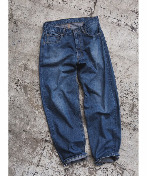 BEAMS PLUS（ビームスプラス）の「5ポケット セルヴィッチ ワイド デニムパンツ（その他パンツ・メンズ・ブルー・SMALL/MEDIUM/LARGE/X-LARGE/XX-LARGE）」の2枚目の写真