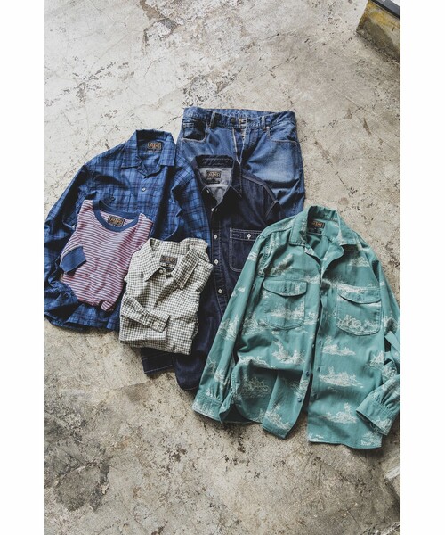 BEAMS PLUS（ビームスプラス）の「5ポケット セルヴィッチ ワイド デニムパンツ（その他パンツ・メンズ・ブルー・SMALL/MEDIUM/LARGE/X-LARGE/XX-LARGE）」の12枚目の写真