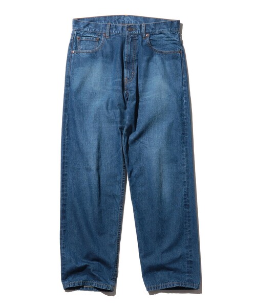 BEAMS PLUS（ビームスプラス）の「5ポケット セルヴィッチ ワイド デニムパンツ（その他パンツ・メンズ・ブルー・SMALL/MEDIUM/LARGE/X-LARGE/XX-LARGE）」の4枚目の写真