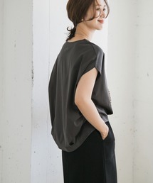 URBAN RESEARCH DOORS | コットンバックタックフレンチプルオーバー(Tシャツ/カットソー)
