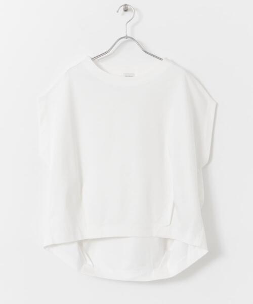 URBAN RESEARCH DOORS（アーバンリサーチドアーズ）の「コットンバックタックフレンチプルオーバー（Tシャツ/カットソー・レディース・オフホワイト/ネイビー/ミント/チャコールグレー・MEDIUM）」の10枚目の写真