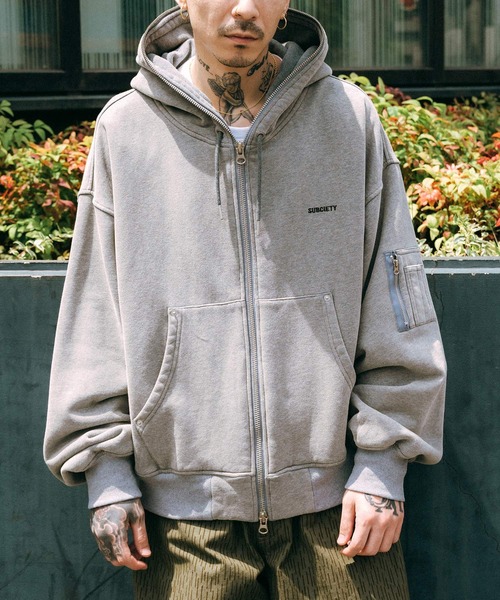 Full zip hoodie（パーカー）｜Subciety（サブサエティ）の