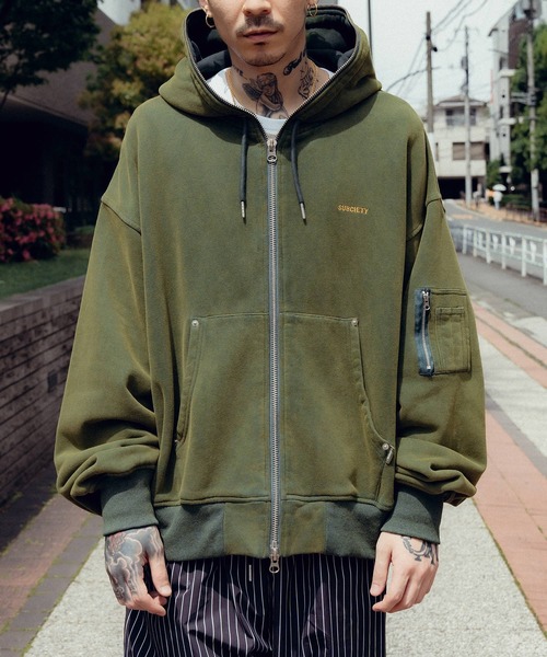 Full zip hoodie（パーカー）｜Subciety（サブサエティ）の