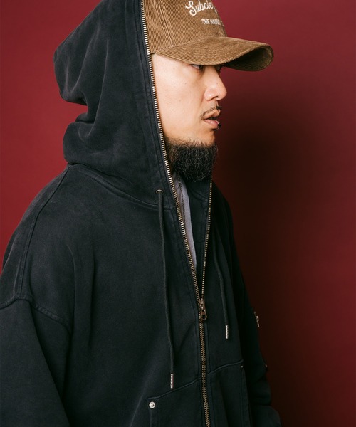 Subciety(サブサエティ)の「Full zip hoodie(パーカー・メンズ・グリーン/ブラック/グレー・X-LARGE/LARGE/MEDIUM/SMALL)」の19枚目の写真
