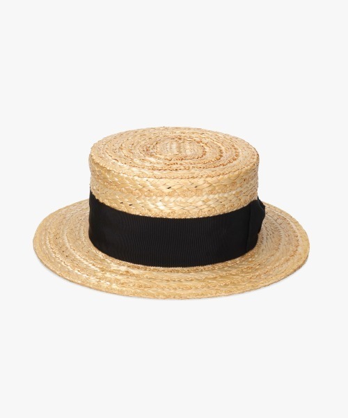 arth(アース)の「arth HANAMUGI BOATER HAT / アース(ハット・メンズ・ナチュラル・58cm/60cm)」の8枚目の写真