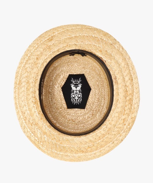 arth(アース)の「arth HANAMUGI BOATER HAT / アース(ハット・メンズ・ナチュラル・58cm/60cm)」の11枚目の写真