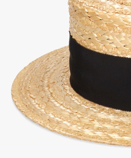 arth(アース)の「arth HANAMUGI BOATER HAT / アース(ハット・メンズ・ナチュラル・58cm/60cm)」の12枚目の写真
