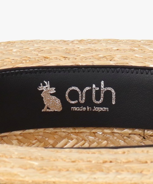 arth(アース)の「arth HANAMUGI BOATER HAT / アース(ハット・メンズ・ナチュラル・58cm/60cm)」の15枚目の写真