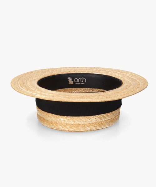 arth(アース)の「arth HANAMUGI BOATER HAT / アース(ハット・メンズ・ナチュラル・58cm/60cm)」の16枚目の写真