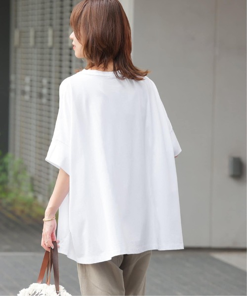 JOURNAL STANDARD relume(ジャーナルスタンダード レリューム)の「《追加3》オーガニックコットン汗ジミ防止ワイドT(Tシャツ/カットソー・レディース・グレー/ブラック/ライトグレー/ホワイト・FREE)」の16枚目の写真