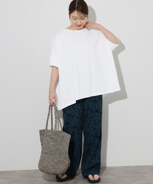 JOURNAL STANDARD relume(ジャーナルスタンダード レリューム)の「《追加3》オーガニックコットン汗ジミ防止ワイドT(Tシャツ/カットソー・レディース・グレー/ブラック/ライトグレー/ホワイト・FREE)」の17枚目の写真