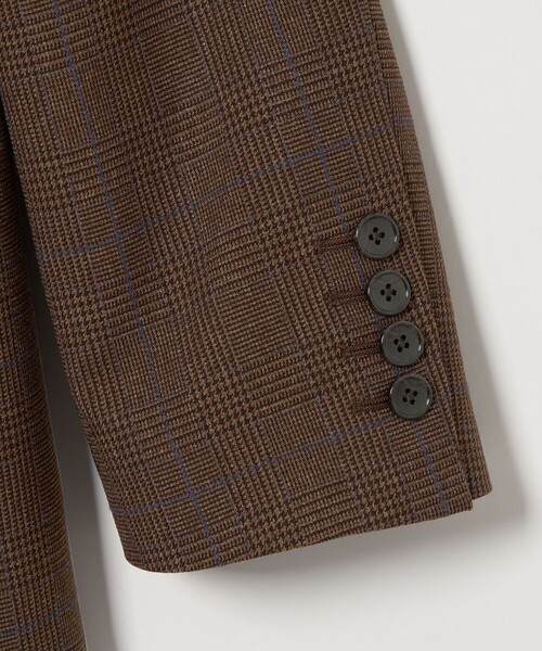 EMMEL REFINES（エメルリファインズ）の「＜EMMEL REFINES＞EM グレンチェック テーラード ジャケット（テーラードジャケット・レディース・ダークグレー/ダークブラウン・M/S）」の6枚目の写真