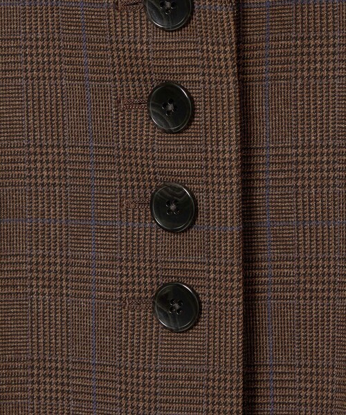 EMMEL REFINES（エメルリファインズ）の「＜EMMEL REFINES＞EM グレンチェック テーラード ジャケット（テーラードジャケット・レディース・ダークグレー/ダークブラウン・M/S）」の9枚目の写真