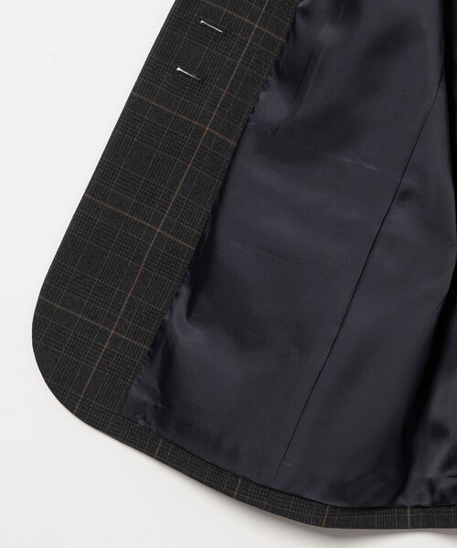 【新品未使用】EMMEL REFINES ノーカラー ジャケット　ダークグレー EMMEL REFINES ジャケット ノーカラージャケット 「EMMEL