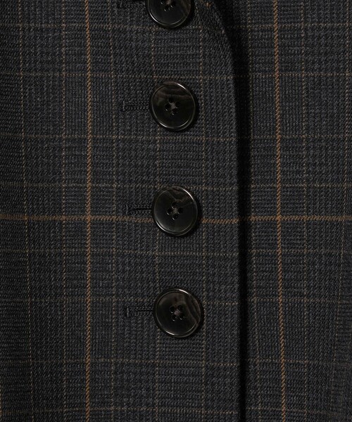 EMMEL REFINES（エメルリファインズ）の「＜EMMEL REFINES＞EM グレンチェック テーラード ジャケット（テーラードジャケット・レディース・ダークグレー/ダークブラウン・M/S）」の15枚目の写真