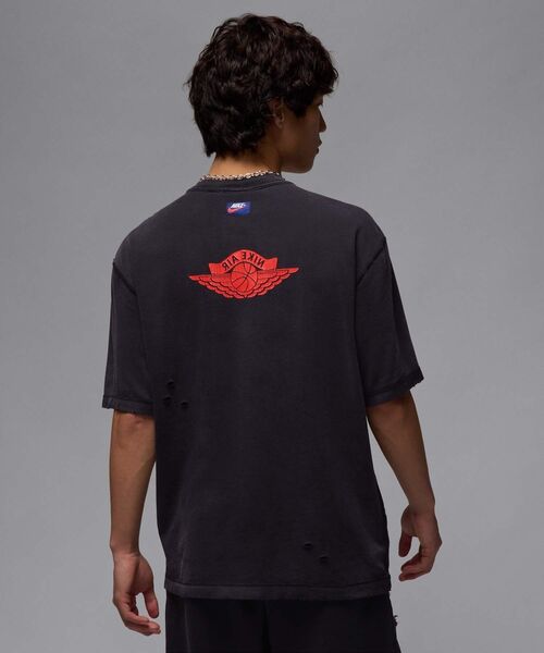 JORDAN BRAND（ジョーダンブランド）の「ジョーダン レア エア メンズ Tシャツ / Jordan Rare Air Men's T-Shirt IB3130-010 Black（Tシャツ/カットソー・メンズ・ブラック・2XL/L/M/S/XL）」の16枚目の写真