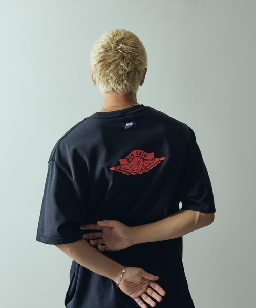 レア物 AIR JORDAN エアージョーダン Tシャツ Mサイズ 黒 ブラック JORDAN BRAND M J RARE AIR WSH 85 SS CREW / ジョーダン
