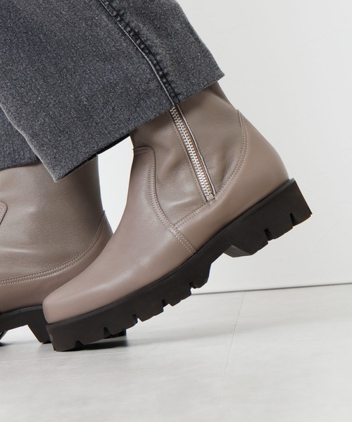 HIMIKO(ヒミコ)の「【HIMIKO】【撥水】トラックソールサイドジップストレッチブーツ/651403(ブーツ・レディース・ブラック/グレー/ボルドー・25.5cm/25.0cm/23.5cm/24.0cm/23.0cm/22.5cm/22.0cm/21.5cm/26.5cm/26.0cm/24.5cm)」の15枚目の写真