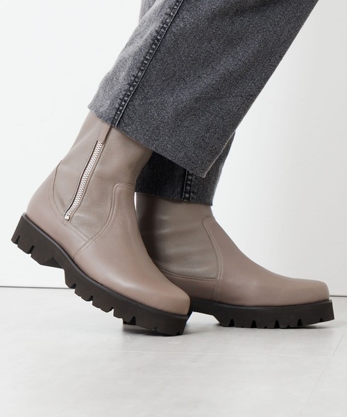 HIMIKO(ヒミコ)の「【HIMIKO】【撥水】トラックソールサイドジップストレッチブーツ/651403(ブーツ・レディース・ブラック/グレー/ボルドー・25.5cm/25.0cm/23.5cm/24.0cm/23.0cm/22.5cm/22.0cm/21.5cm/26.5cm/26.0cm/24.5cm)」の16枚目の写真