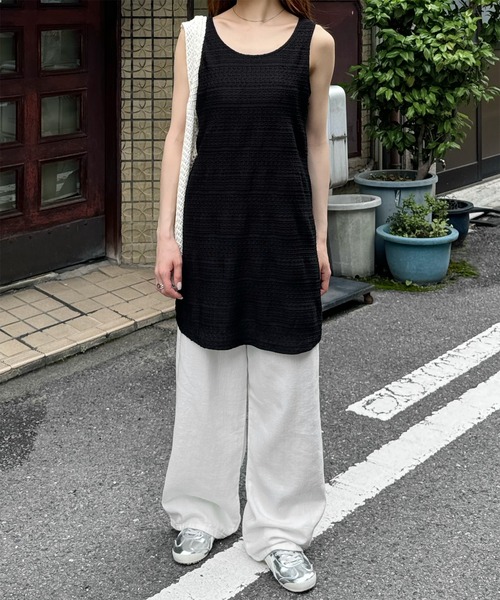 LE MORE(リモア)の「ジャガードミニワンピース(ワンピース・レディース・アイボリー/ブラック・FREE)」の12枚目の写真