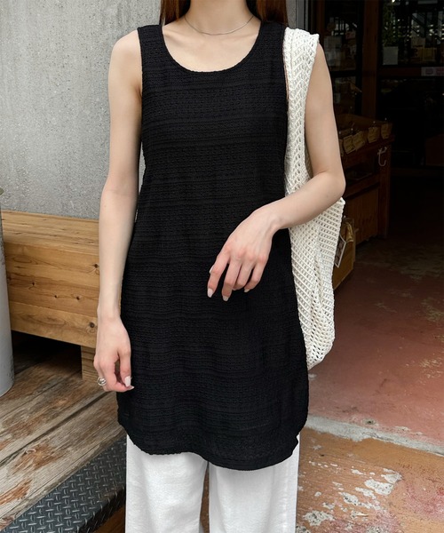 LE MORE(リモア)の「ジャガードミニワンピース(ワンピース・レディース・アイボリー/ブラック・FREE)」の16枚目の写真