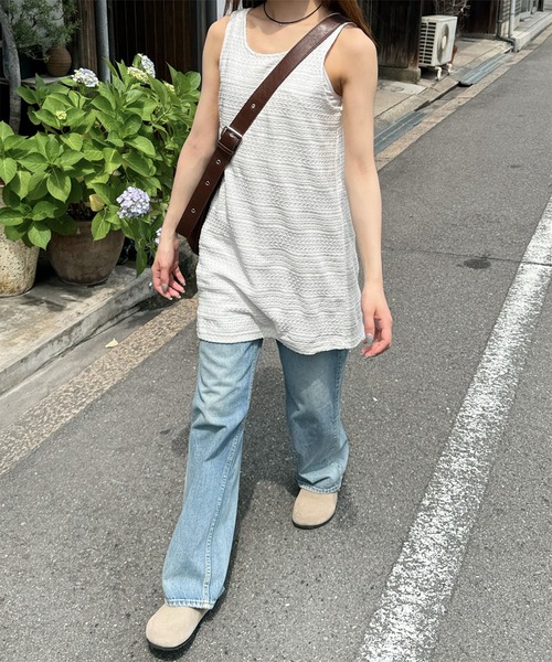 LE MORE(リモア)の「ジャガードミニワンピース(ワンピース・レディース・アイボリー/ブラック・FREE)」の22枚目の写真
