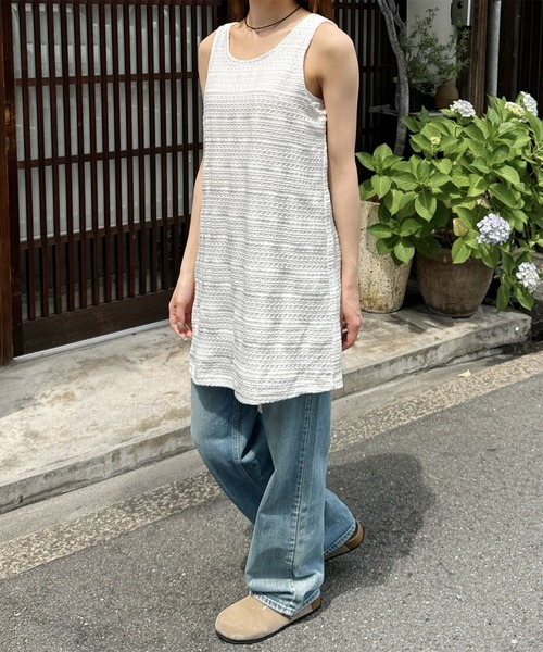 LE MORE(リモア)の「ジャガードミニワンピース(ワンピース・レディース・アイボリー/ブラック・FREE)」の15枚目の写真