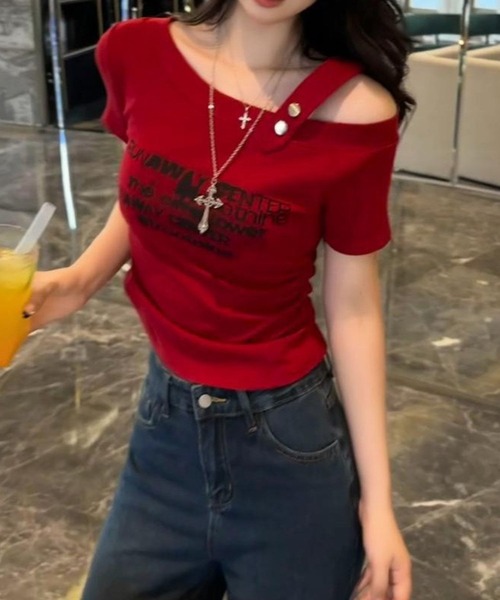 SPIGA（スピーガ）の「胸ﾛｺﾞ入りｵﾌｼｮﾙﾀﾞｰTｼｬﾂ（Tシャツ/カットソー・レディース・ブルー/グレー/ブラック/イエロー/ネイビー/レッド/ホワイト・X-LARGE/LARGE/MEDIUM/SMALL）」の7枚目の写真