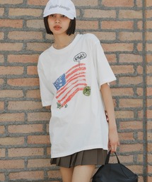 ▲USA Flag Graphic Tee/ USAフラッグ グラフィック Tシャツ