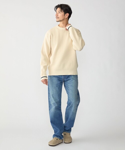 FRED PERRY(フレッドペリー)の「【SHIPS別注】FRED PERRY: シングル ティップ ワッフル ニット(スウェット・メンズ・ネイビー/ダークグレー/ナチュラル/ブラック/ブラウン/ダークブルー/オートミール・SMALL/MEDIUM/LARGE/X-LARGE)」の15枚目の写真