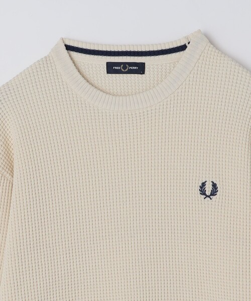 SHIPS別注】FRED PERRY: シングル ティップ ワッフル ニット