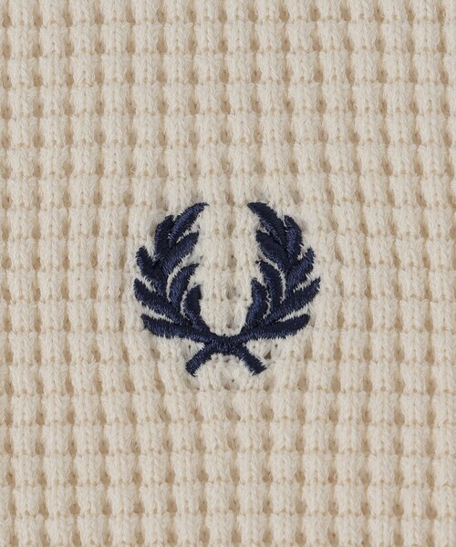 FRED PERRY（フレッドペリー）の「【SHIPS別注】FRED PERRY: シングル ティップ ワッフル ニット（スウェット・メンズ・ネイビー/ダークグレー/ナチュラル・SMALL/MEDIUM/LARGE/X-LARGE）」の11枚目の写真