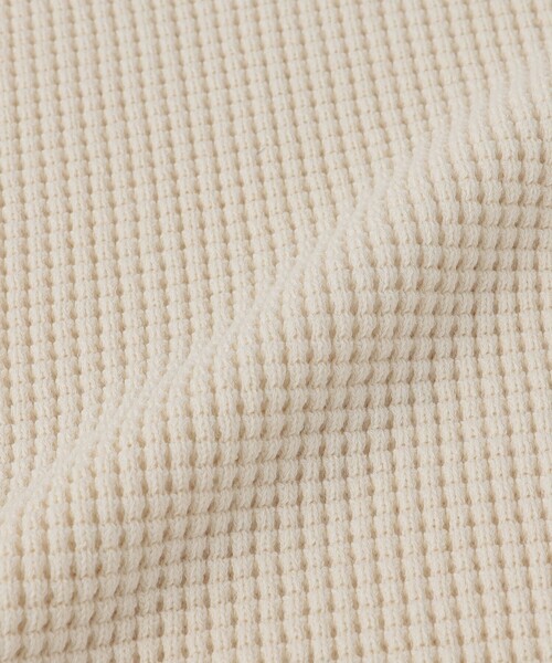 FRED PERRY（フレッドペリー）の「【SHIPS別注】FRED PERRY: シングル ティップ ワッフル ニット（スウェット・メンズ・ネイビー/ダークグレー/ナチュラル・SMALL/MEDIUM/LARGE/X-LARGE）」の10枚目の写真