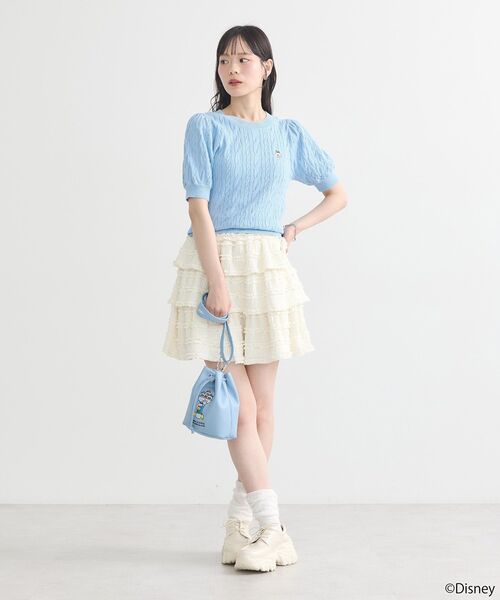Disney(ディズニー)の「Disney×Seiji Matsumotoミニバッグ(トートバッグ・レディース・レッド/サックスブルー/ピンク/キャメル・FREE)」の11枚目の写真