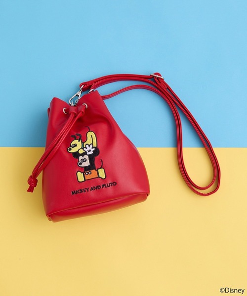 Disney(ディズニー)の「Disney×Seiji Matsumotoミニバッグ(トートバッグ・レディース・レッド/サックスブルー/ピンク/キャメル・FREE)」の4枚目の写真