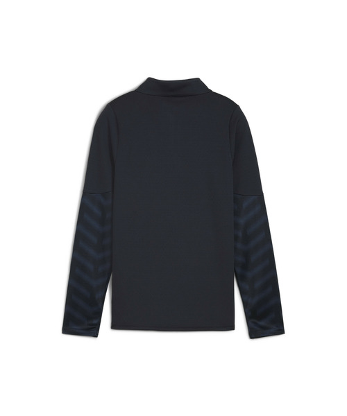 PUMA（プーマ）の「PUMA プーマ キッズ サッカー INDIVIDUALCUP 1/4 ジップトップ 120-160cm（ジャージ・キッズ・ブラック×ブルー/ブルー系その他2・130/120/140/160/150）」の5枚目の写真