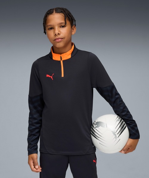 セール】PUMA プーマ キッズ サッカー INDIVIDUALCUP 1/4 ジップトップ