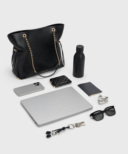 Arya アリア ブレイドストラップダブルハンドルトートバッグ