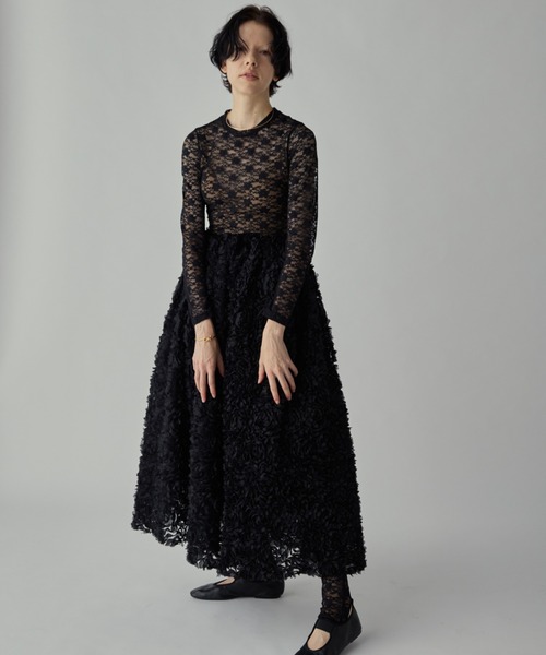 PERNA フラワーオーガンスカート 最終値下げ セール】フラワーオーガン