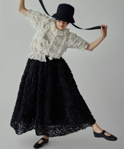 フラワーオーガンスカート（スカート）｜PERNA（ペルナ）の