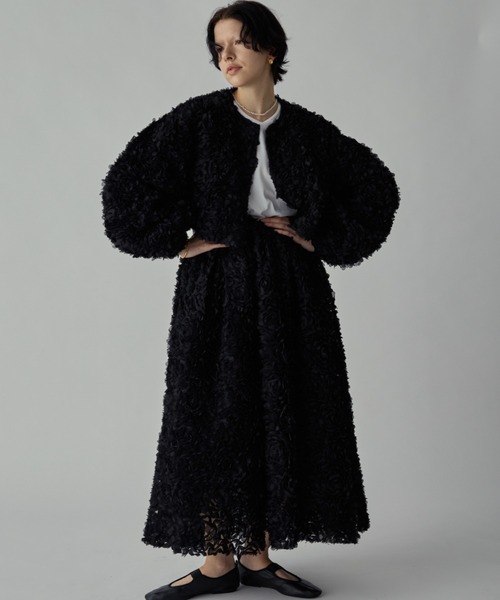 PERNA フラワーオーガンスカート　最終値下げ セール】フラワーオーガンスカート（スカート）｜PERNA（ペルナ）の