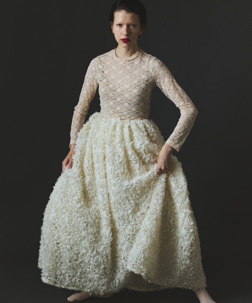 セール】フラワーオーガンスカート（スカート）｜PERNA（ペルナ）の