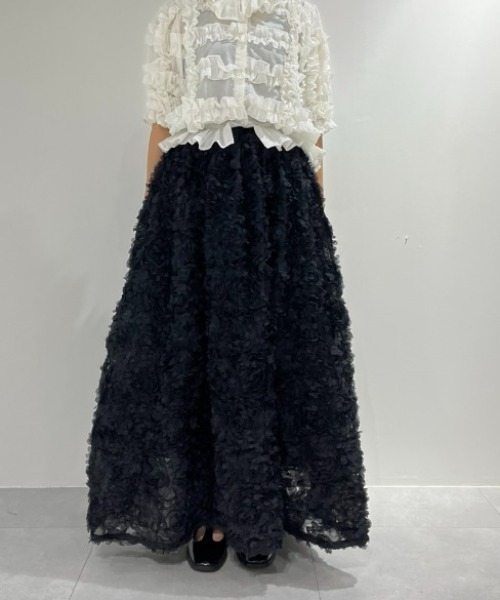 PERNA フラワーオーガンスカート　最終値下げ セール】フラワーオーガンスカート（スカート）｜PERNA（ペルナ）の