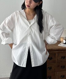 DISCOAT | 【ユニセックス】ワッシャーナイロンフード付きシャツ(シャツ/ブラウス)