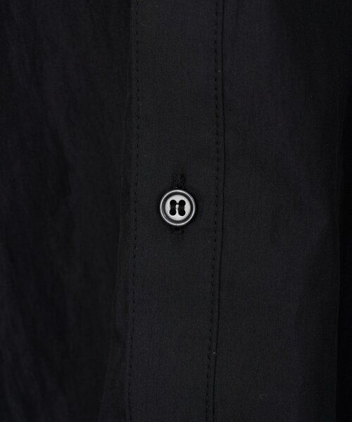 DISCOAT(ディスコート)の「【ユニセックス】ワッシャーナイロンフード付きシャツ(シャツ/ブラウス・レディース・ブラウン/オフホワイト/ブラック・FREE)」の10枚目の写真